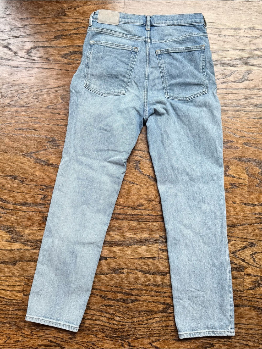 Everlane The Way High Slim Womens Crop Denim Jeans Light Blue Size 28 - Picture 2 of 11